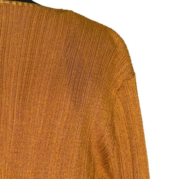 Glittery Gold Zara V neck dress - Picture 4 of 6